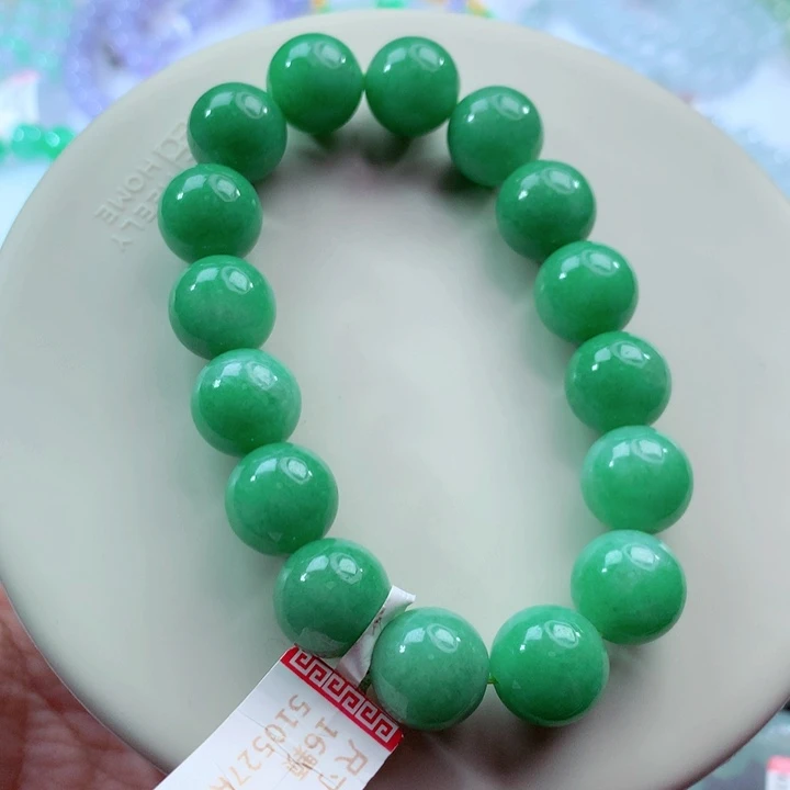 翡翠未镶嵌手链卡12.3