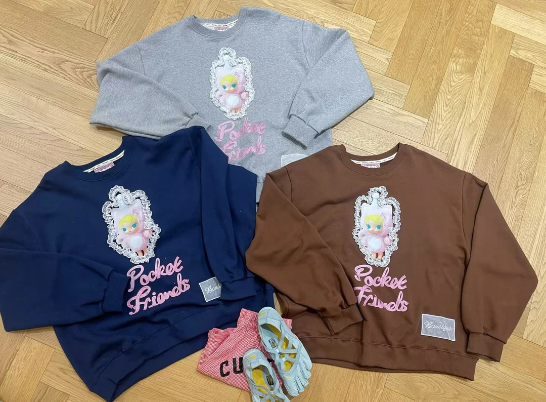 韩国东大门BOUTIQUE新品可爱卡通卫衣NO退NO换