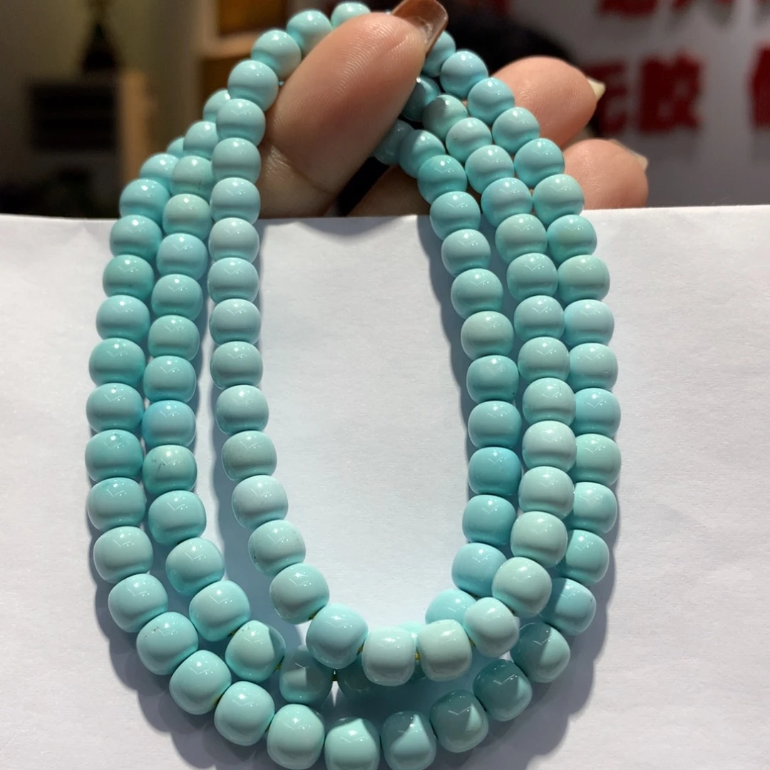 未镶嵌绿松石长链