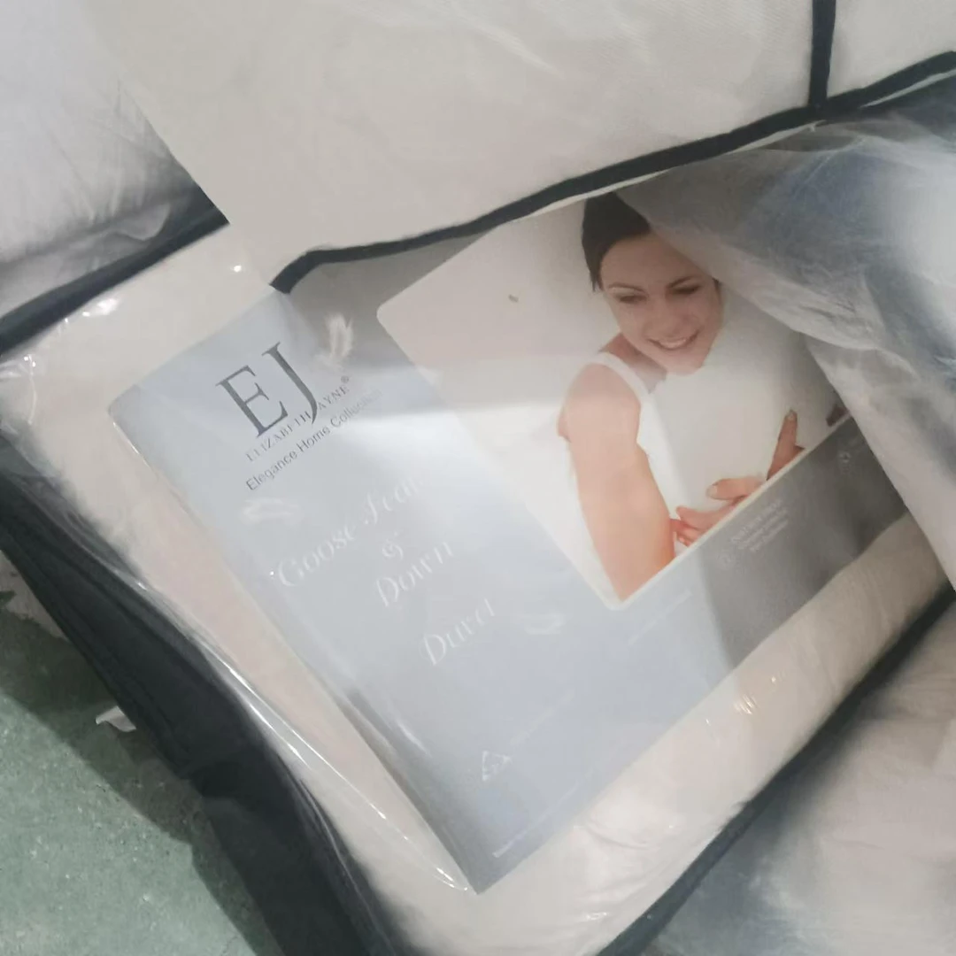 无包装包装 有梗鹅毛被子220*260