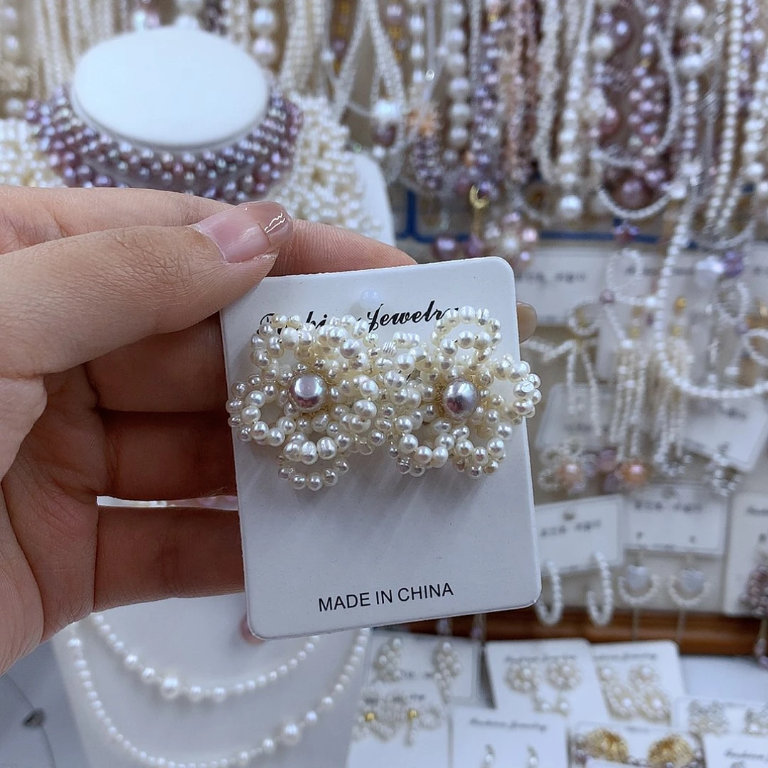 项链银S925镀金镶嵌淡水珍珠