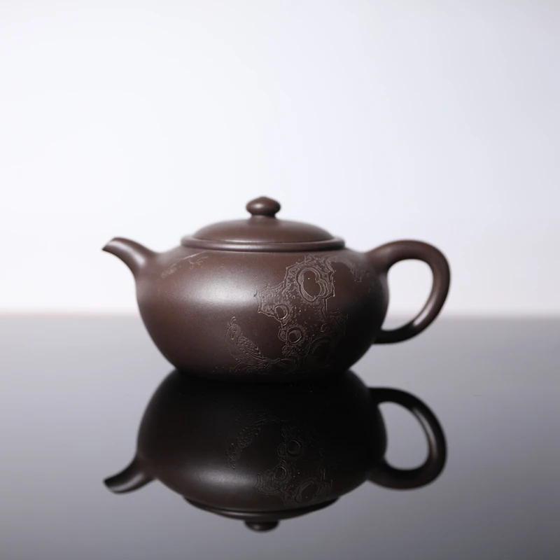 【前墅龙窑丨成然】 倪超群·范家   紫茄泥  约300cc