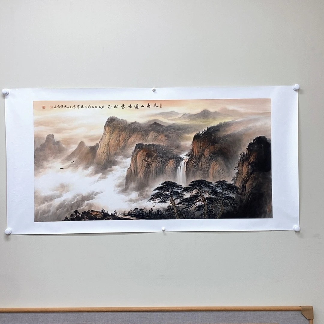 心***心国画周顺良四尺精品佳作