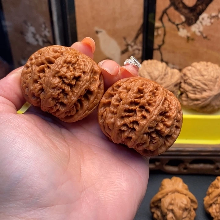 把件文玩核桃168球筋44