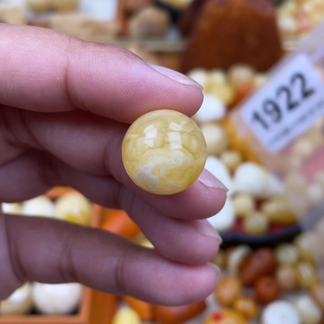 未镶嵌蜜蜡珠宝奇石孔道微瑕16.2虎皮