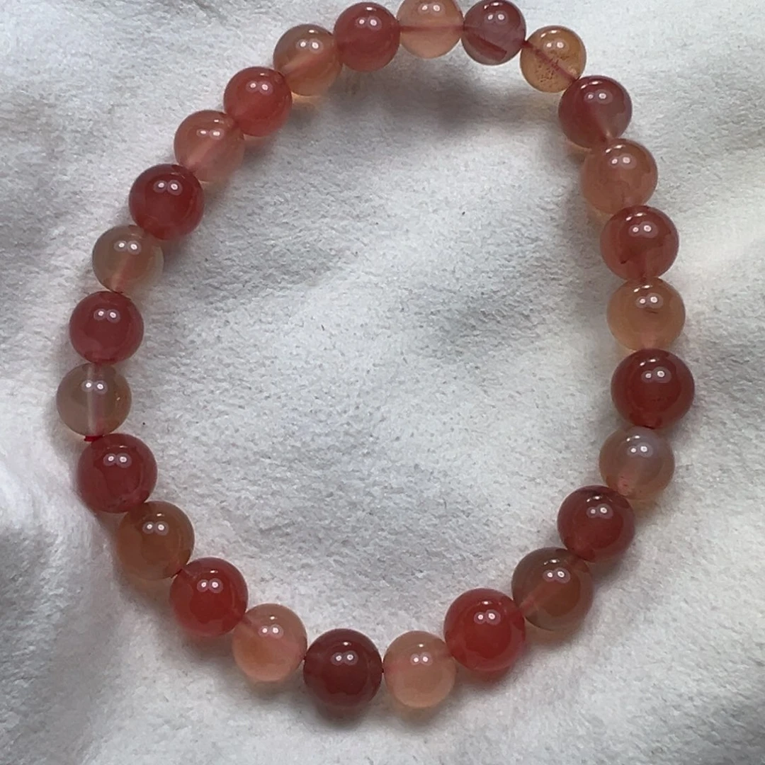 ****炎南红玛瑙未镶嵌手串