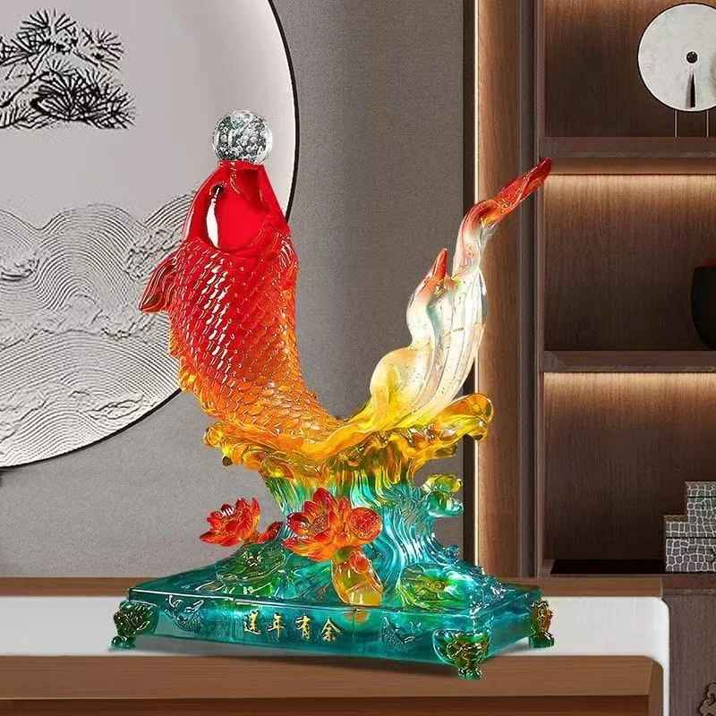 年年有余金鱼摆件家居装饰客厅电视柜乔迁礼品