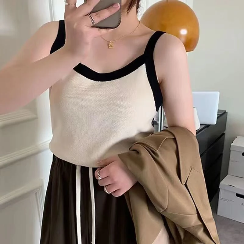 莫代尔春夏新款大码吊带背心女胖mm宽松外穿内搭打底衫韩版上衣