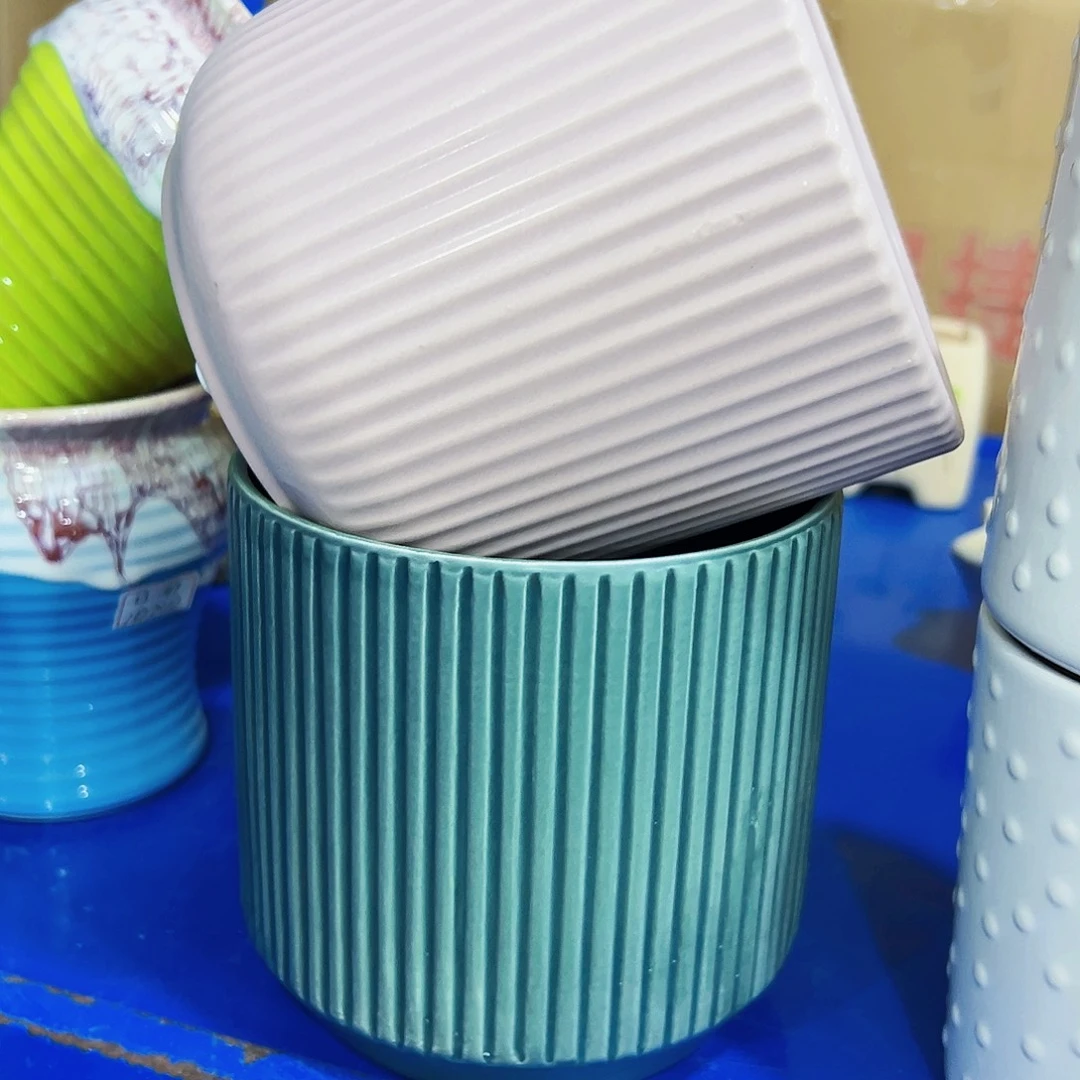 外贸尾单陶瓷花盆凑单10米包邮