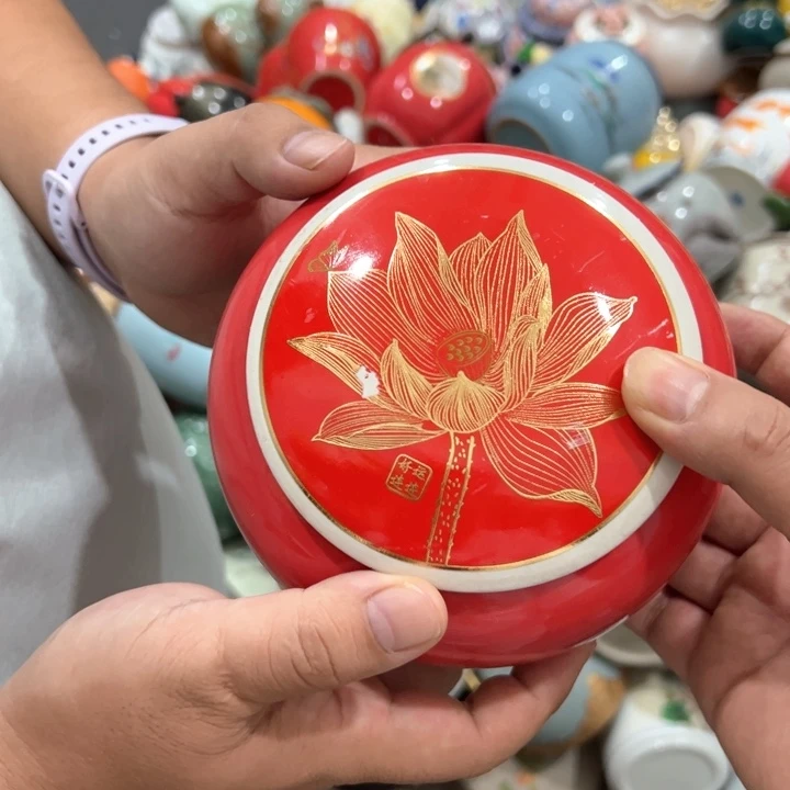 瑕疵福利品陶瓷茶叶罐