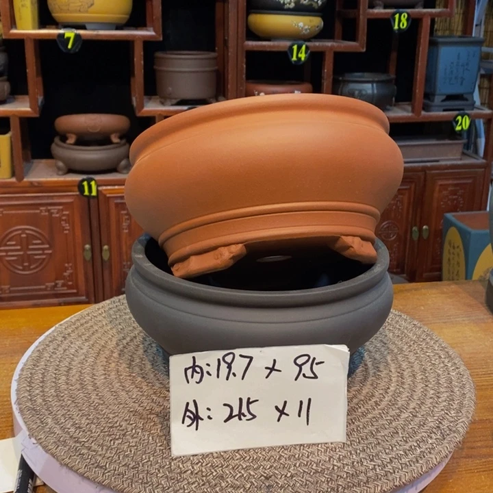 紫砂花盆紫砂花盆