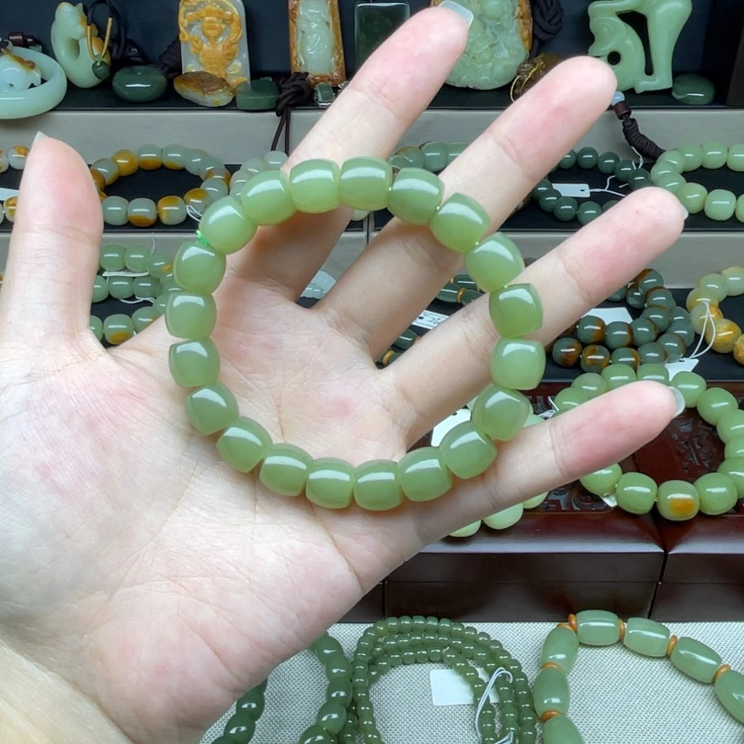 和田玉（糖玉）未镶嵌手链