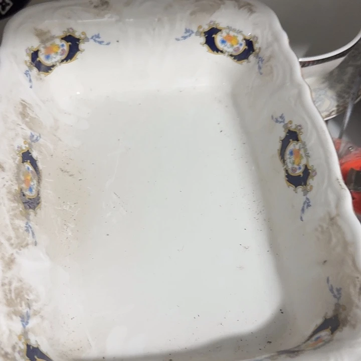 外贸尾单微瑕 长方钵一个