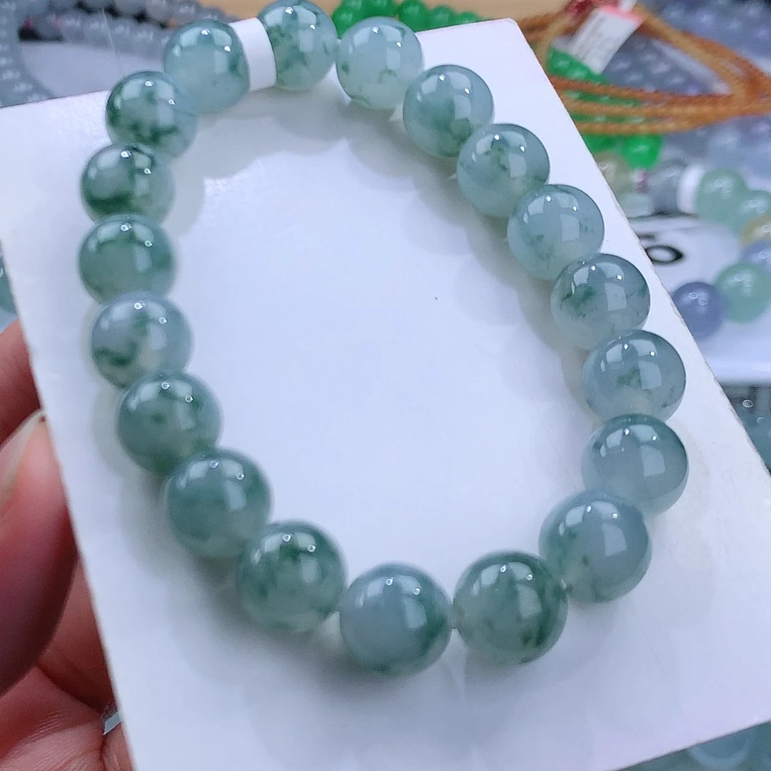 未镶嵌手链翡翠卡10mm