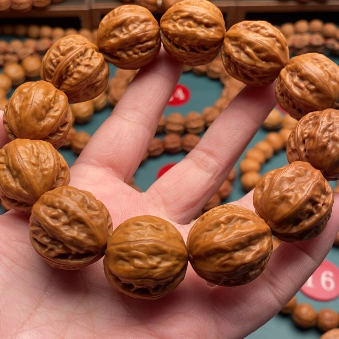 文玩核桃手串23尺寸八棱