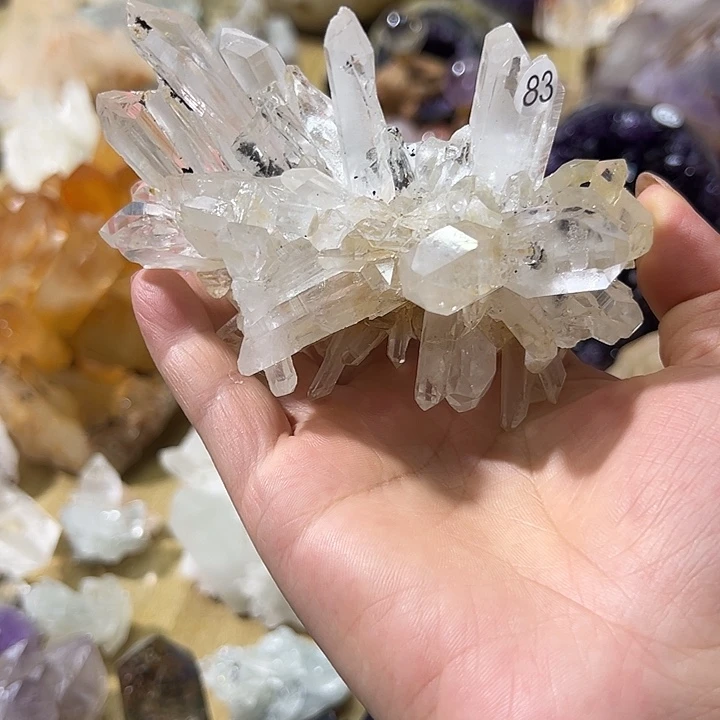 水晶未镶嵌珠宝半成品