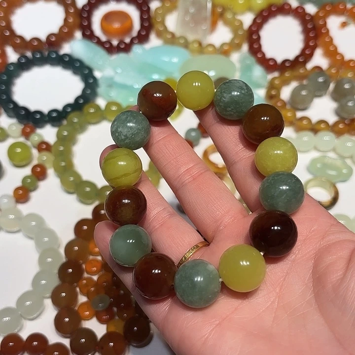 蛇纹石玉未镶嵌手串