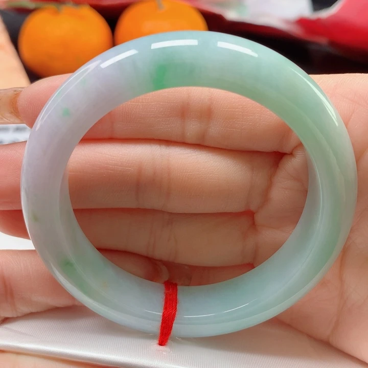 翡翠手镯未镶嵌天然翡翠55圈口