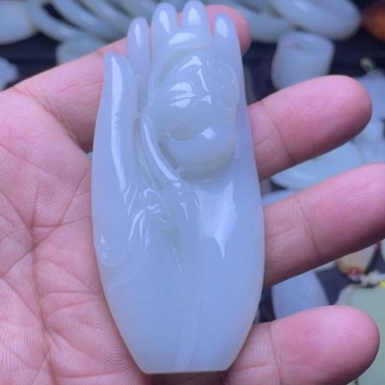 吊坠(不含链)未镶嵌和田玉