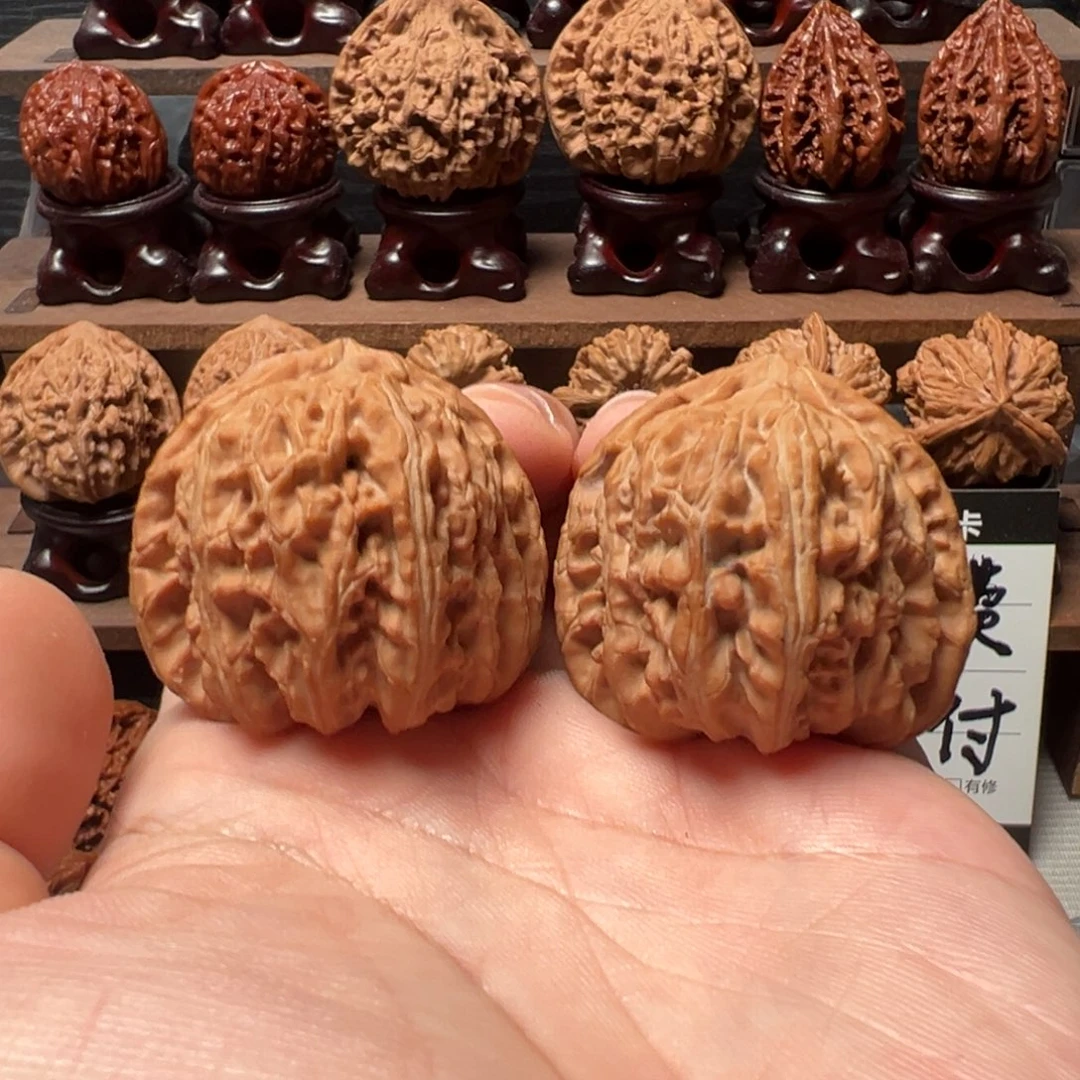 把件文玩核桃41白狮子