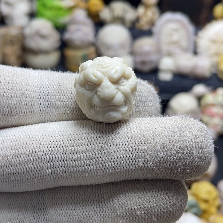 无非金属配饰鹿角雕刻十二生肖羊