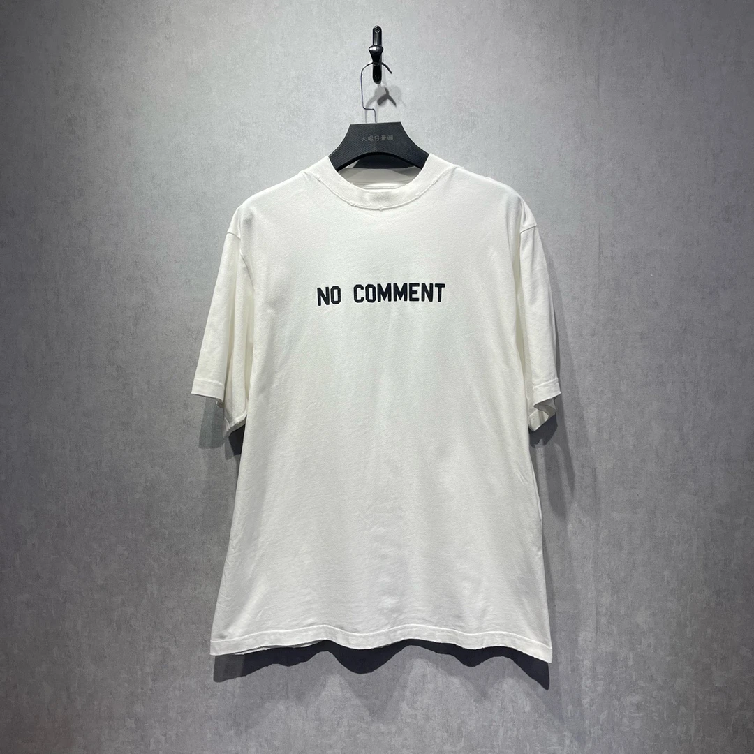 99新 Balenciaga/巴黎世家 字母印花图案短袖/XXS码/DY215409