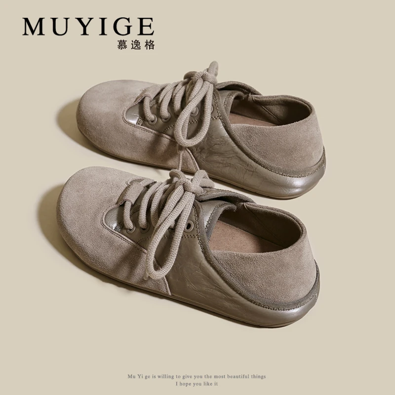 厚底全包勃肯鞋女鞋2025年春秋季新款百搭一脚蹬两穿懒人休闲单鞋