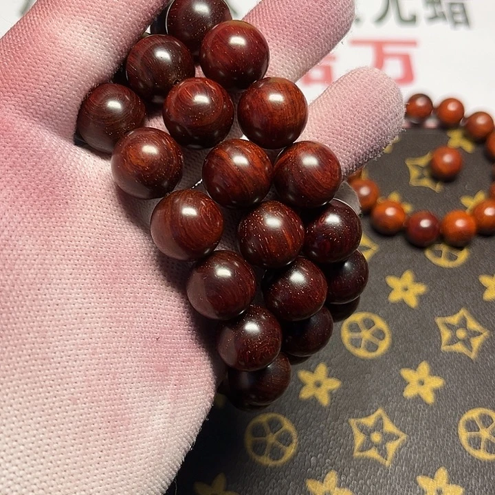 队***长手串/手链小叶紫檀1.5顶泥树头老料高油高密