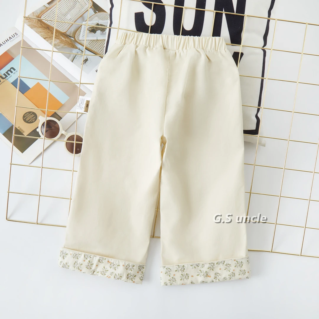 【玛格力特】Z009女宝春款休闲韩版阔腿裤洋气春秋