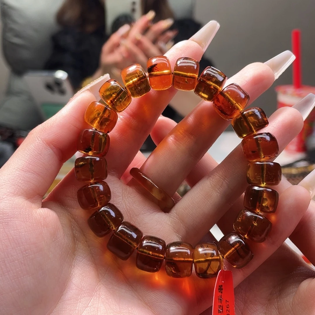 琥珀未镶嵌裸石抚顺琥珀12➕直切金珀