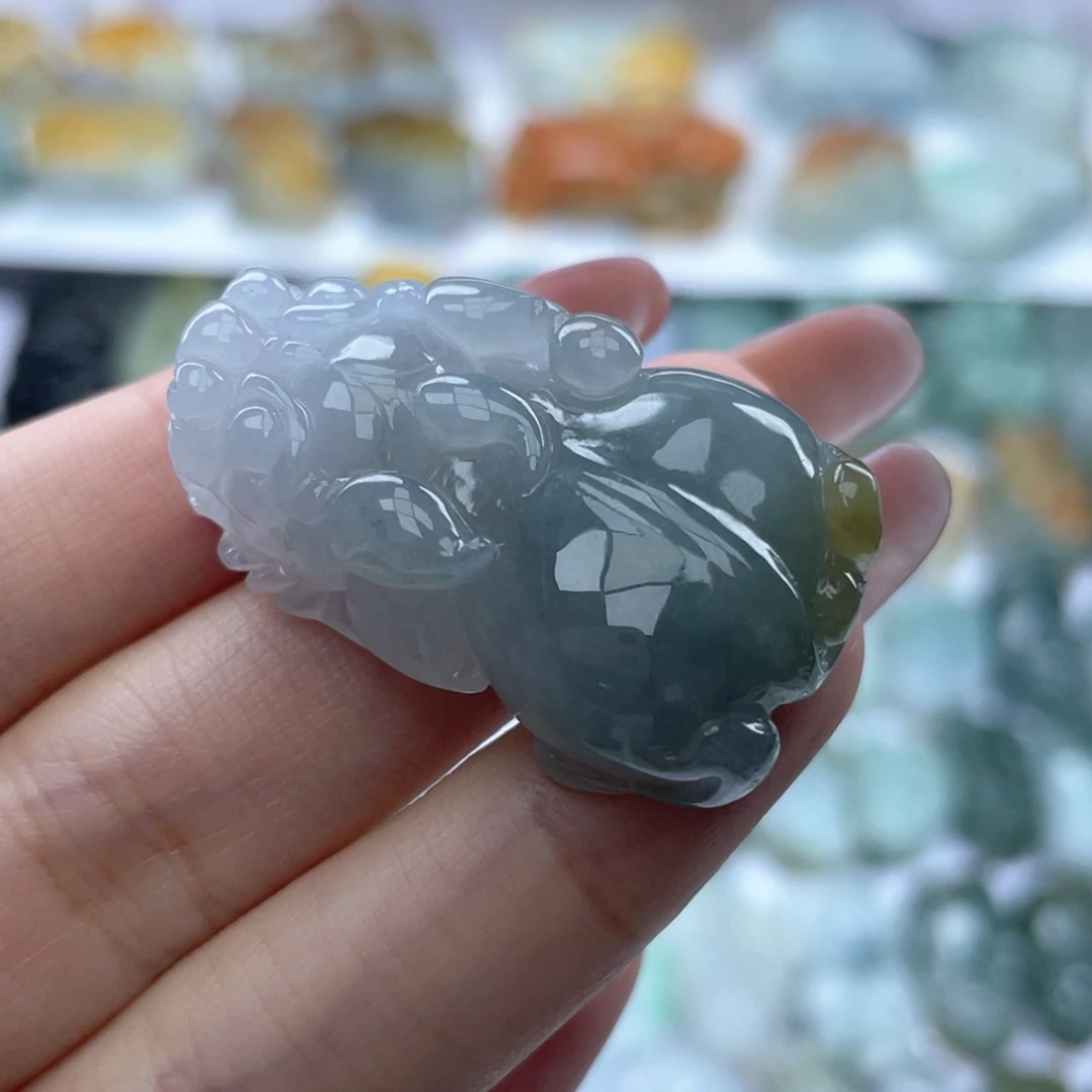 颈饰未镶嵌翡翠貔貅23