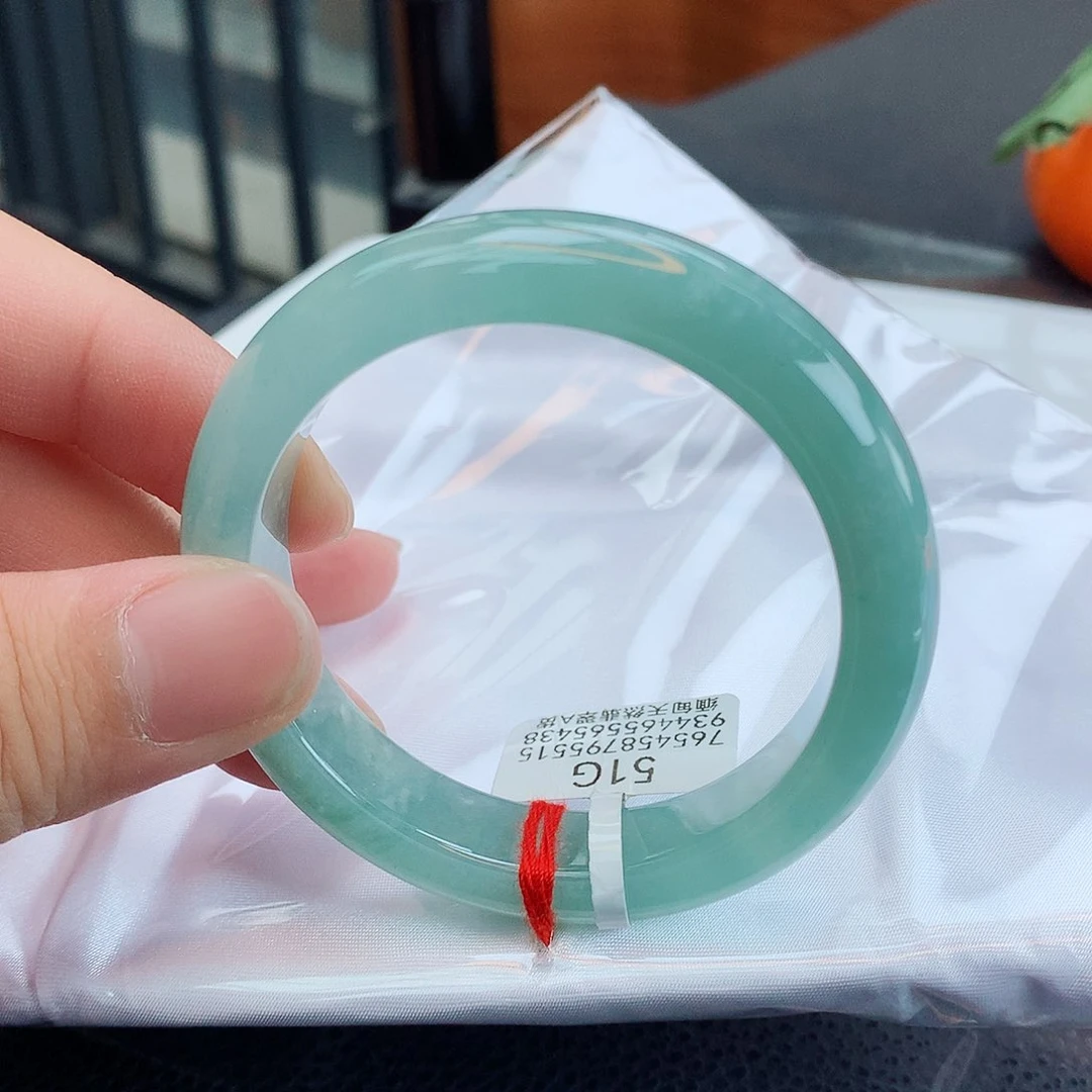 翡翠手镯未镶嵌天然缅甸翡翠A货手镯