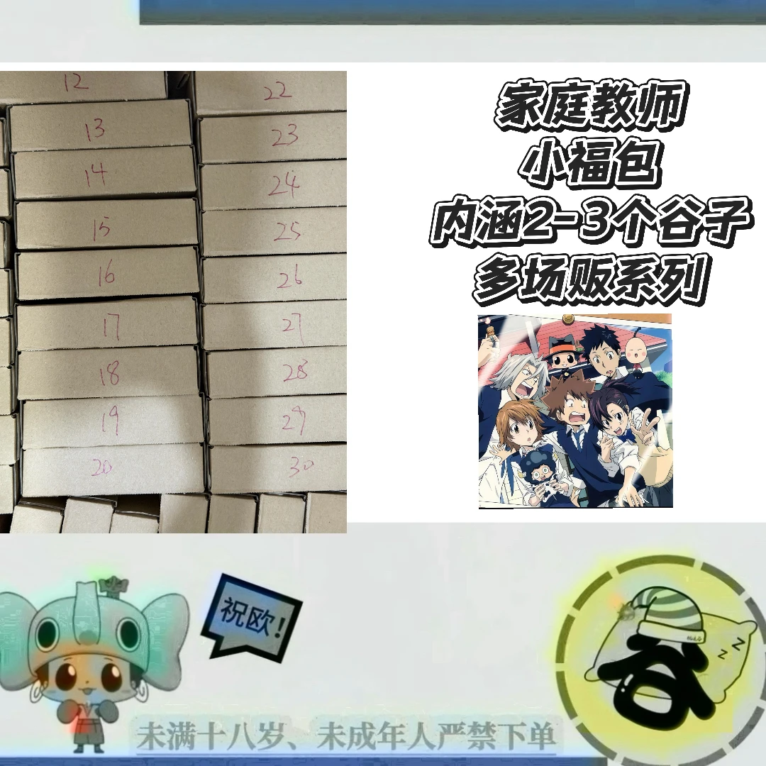 家庭教师 多场贩系列 谷子 潮玩盲盒 同意代拆