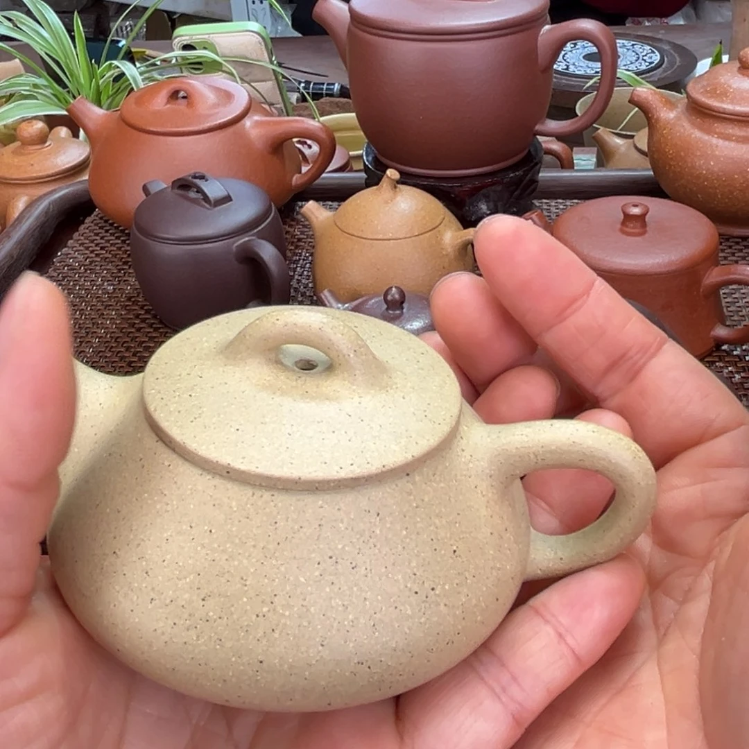 紫砂茶壶轻*醐石瓢120cc宜兴紫砂