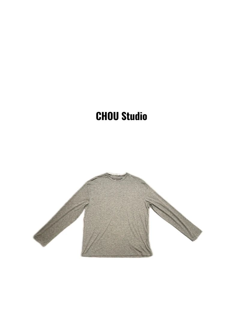 【CHOU CHOU】 极简长袖打底显瘦面膜衫 NAY507302883