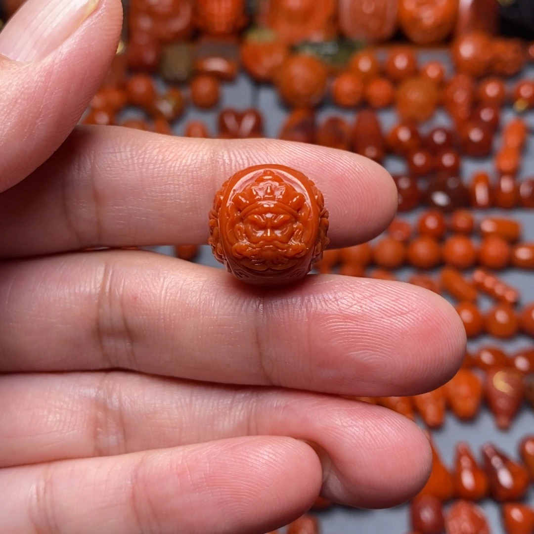 南红玛瑙未镶嵌章师精工17.2