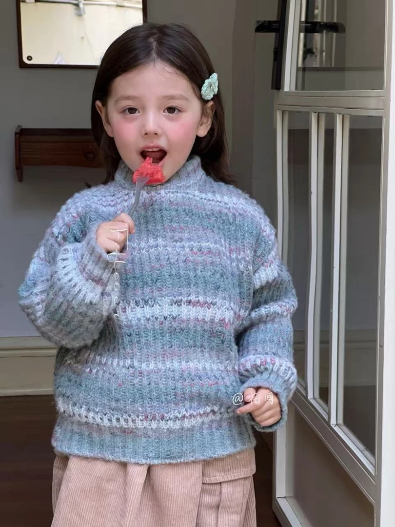 285009-FLOWFLOWER-水墨画色复古毛衣