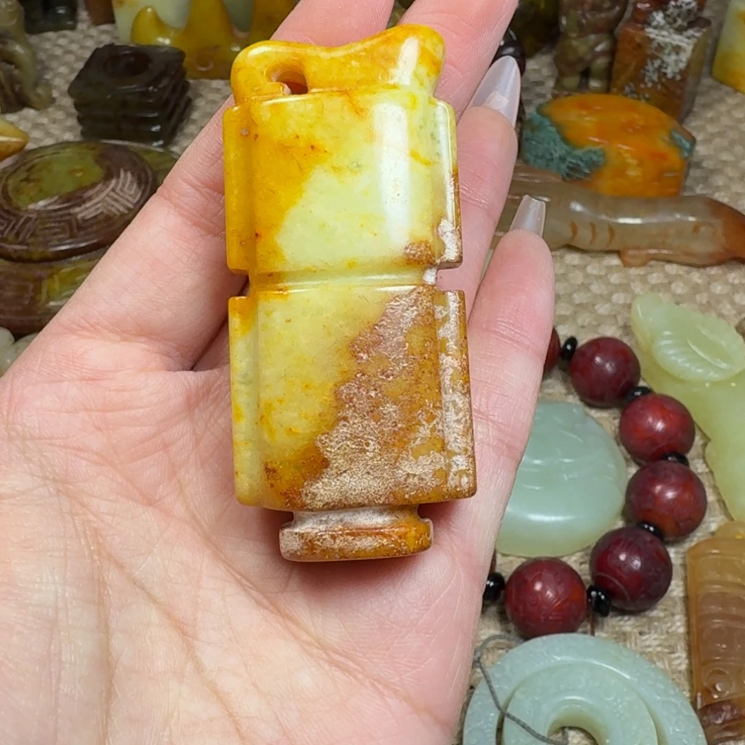 白玉菩提吊坠挂件