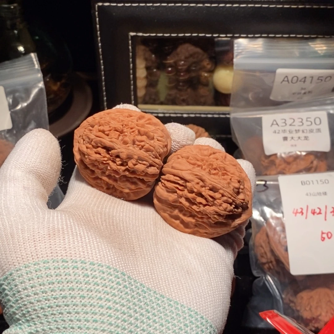 文玩核桃吊坠41三角楼不退不换