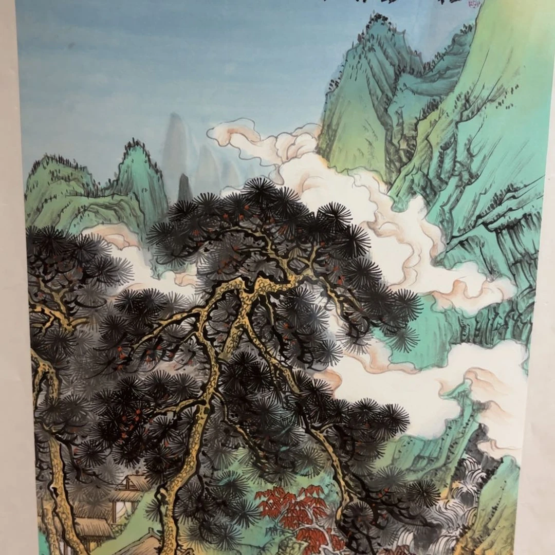 国画陆远华画家作品山水花鸟精品手绘