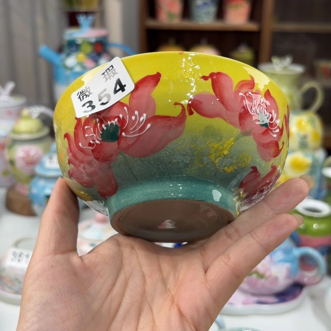 景德镇手绘高温釉下彩陶瓷茶具