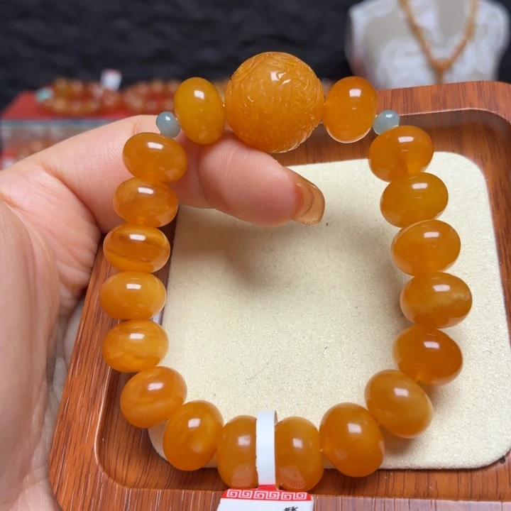 蜜蜡未镶嵌手链手串