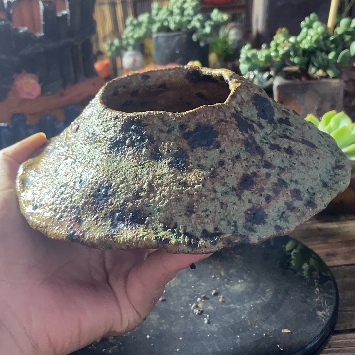 手工粗陶高温花盆22