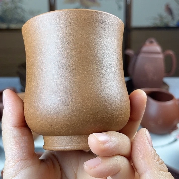 茶杯紫砂全手工主人杯容量210