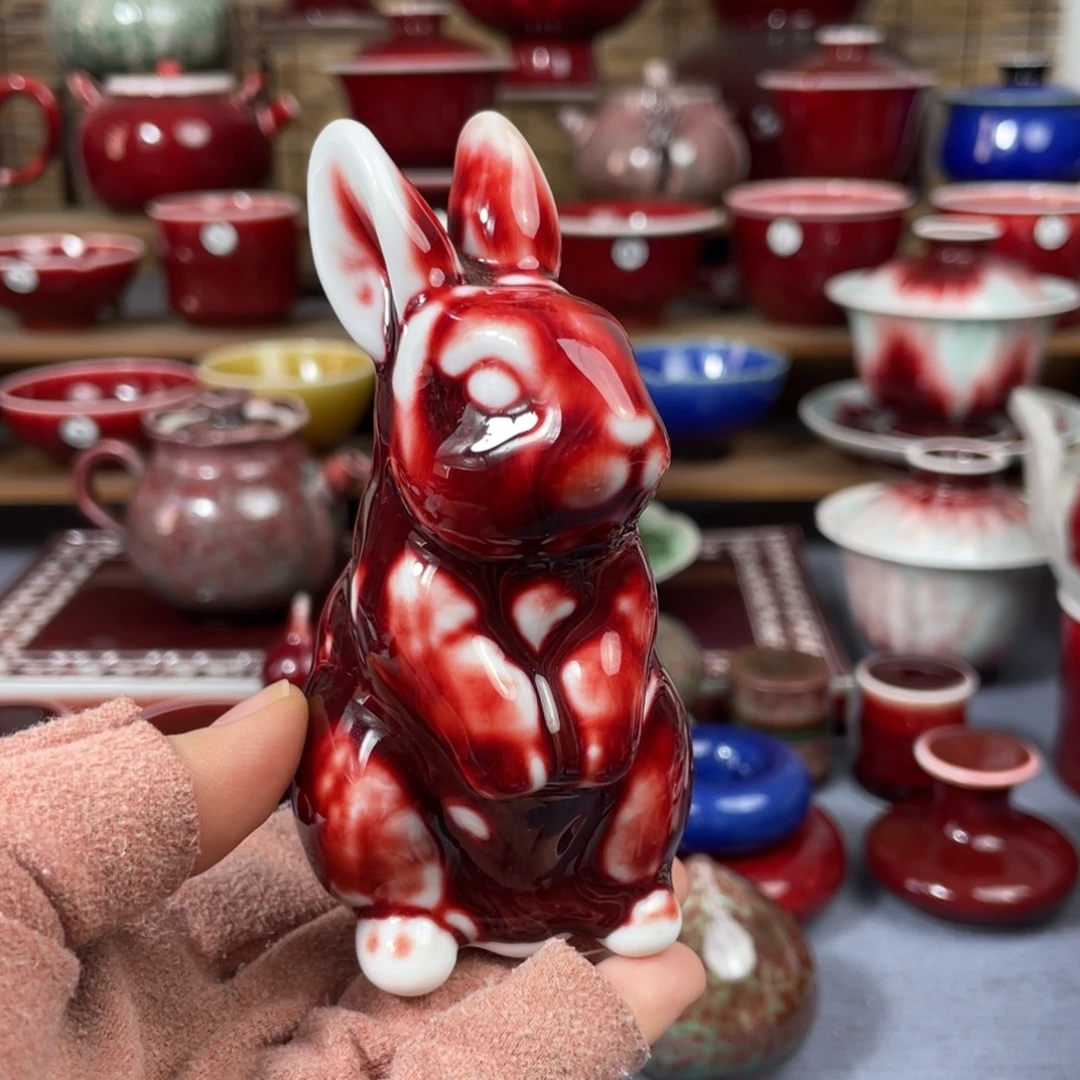 景德镇原矿陶瓷 兔子
