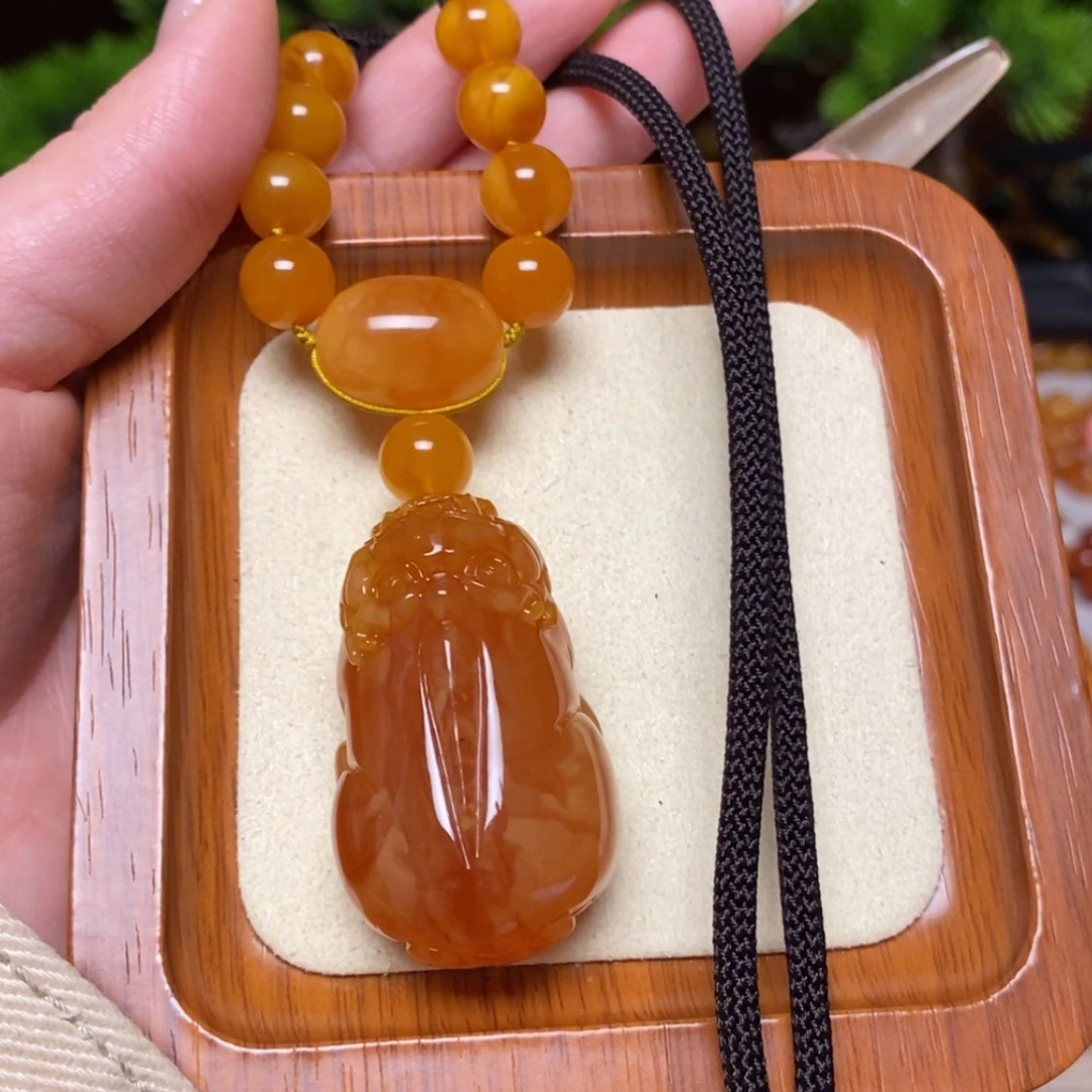 【闪购商品】蜜蜡颈饰未镶嵌项链