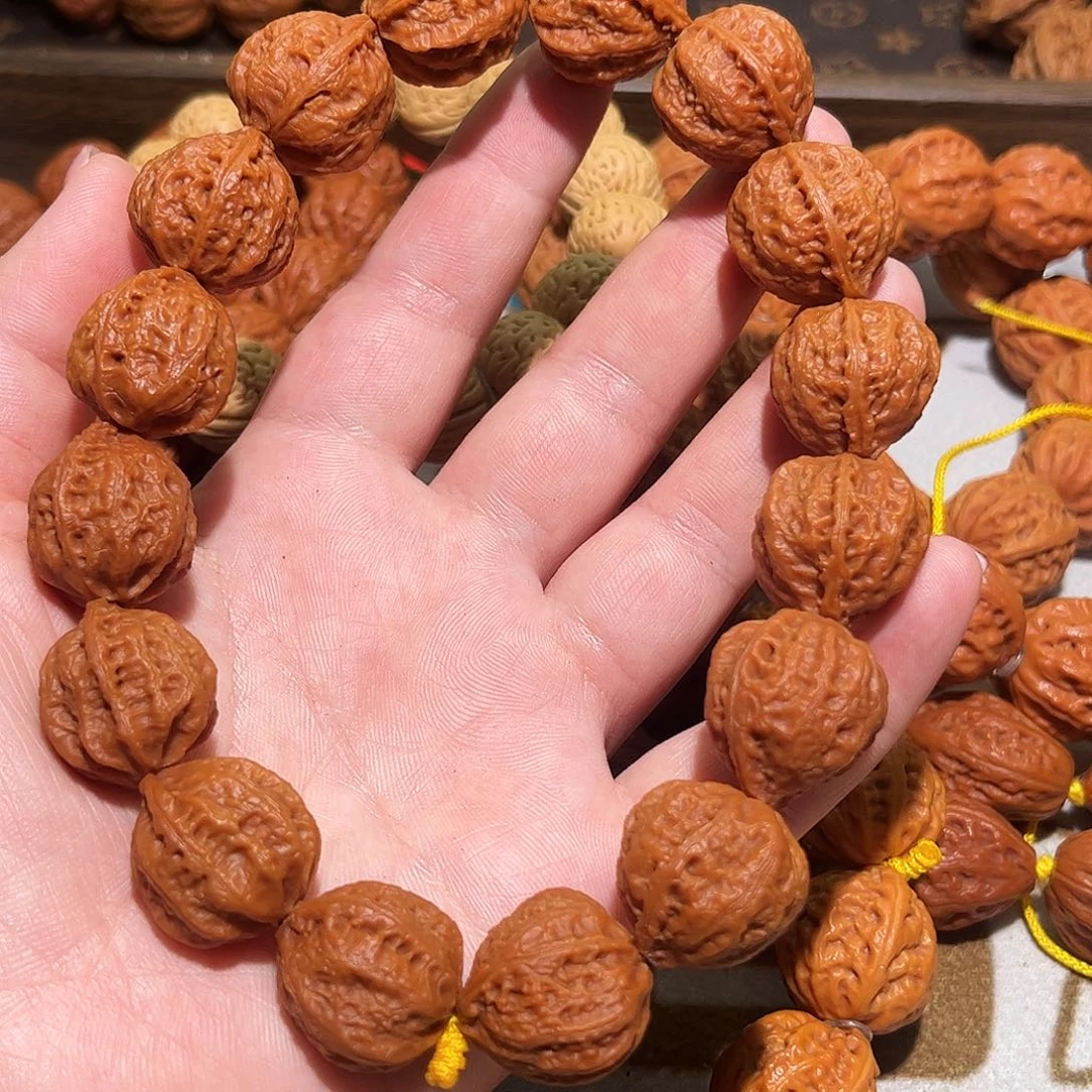 猴头核桃手串蛤蟆头手持小