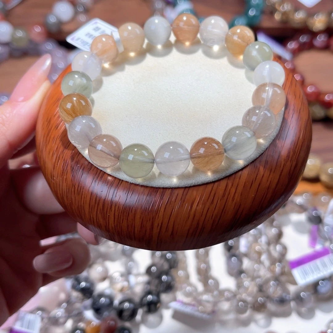 发晶手链未镶嵌彩发晶