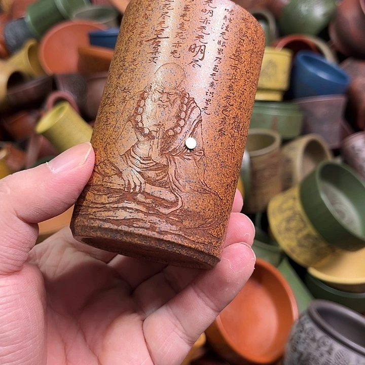 紫砂茶杯全手工紫砂主人杯