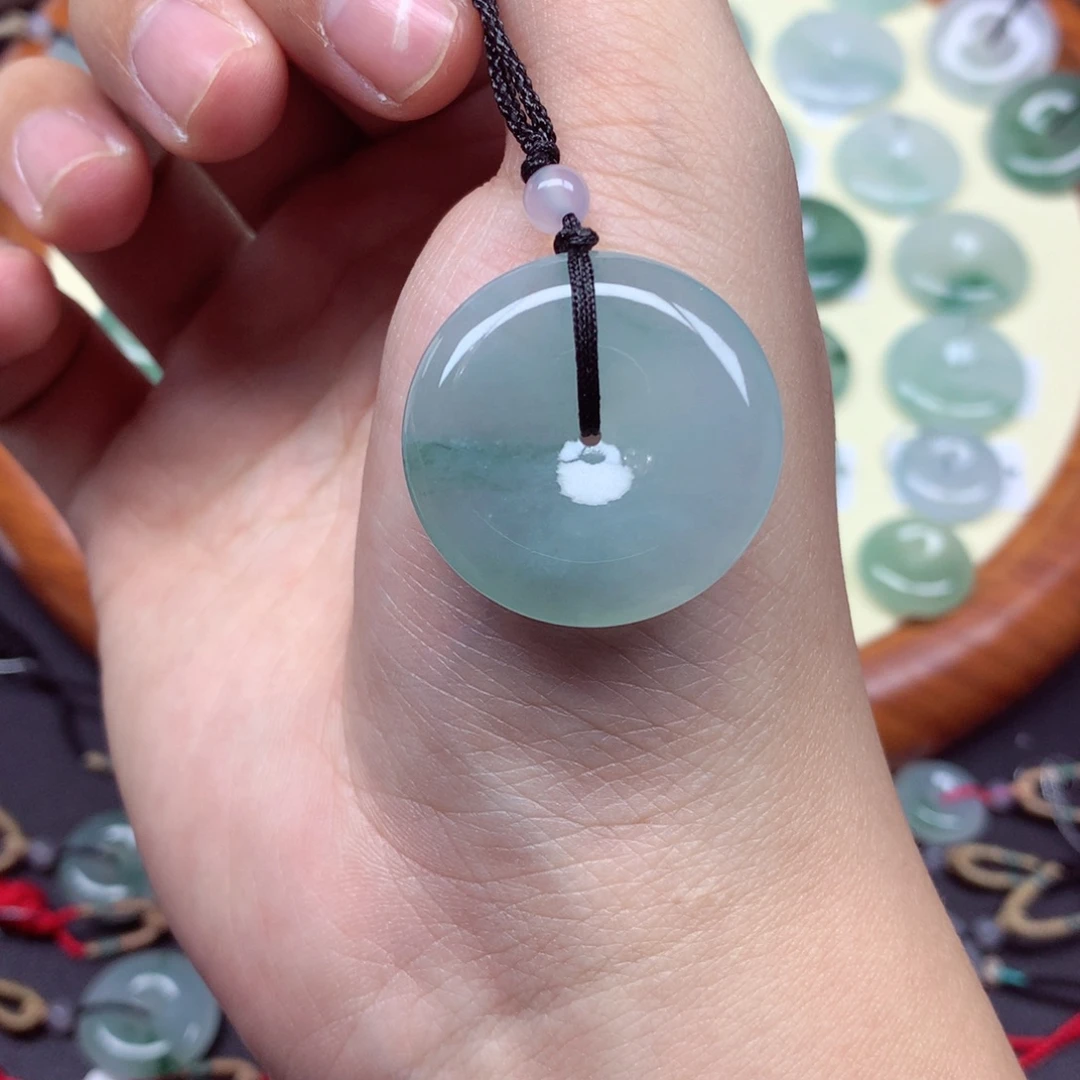 翡翠未镶嵌颈饰吊坠29.1/6.3